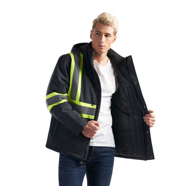 L01310 - Freightliner – Hi-Vis Insulated Softshell Jacket Thumbnail