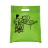 NW2942 - Debco Small Non-Woven Cut-Out Handle Tote Thumbnail