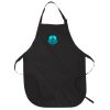 A100 -  ATC PREMIUM COTTON FULL LENGTH APRON WITH POCKETS Thumbnail