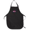 A100 -  ATC PREMIUM COTTON FULL LENGTH APRON WITH POCKETS Thumbnail